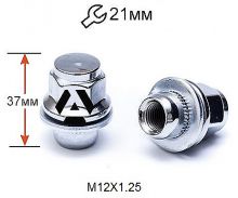Wheel Nuts M12X1.25X37 Mag Seat Model: A723844CR
