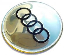 Наклейки на диски, колпачки 65 мм. Audi сферические